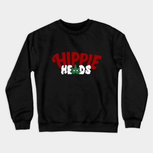 Hippie Heads Main Stream Logo Crewneck Sweatshirt
